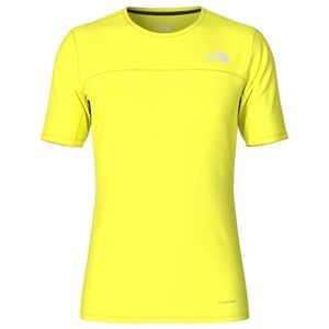 The North Face FlashDry Mens Medium Men's‎ Sunriser Short-Sleeve Yellow Shirt